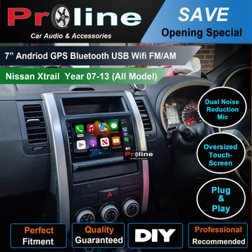 Nissan Xtrail 2007-2013 T31 Navigation Bluetooth Wireless Carplay Android Auto Headunit