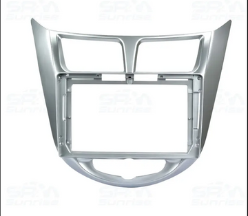 Hyundai Accent 2011-2020 stereo facia 9 inch android Double din 2 din fascia frame surround