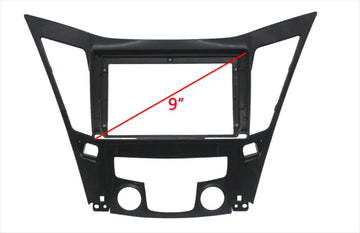 Hyundai i45 2009-2012 stereo facia 9 inch android Double din 2 din fascia frame surround
