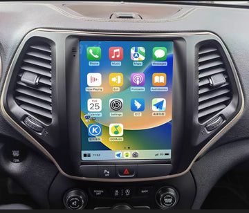 Jeep Cherokee 2015-2022 10.4 Wireless Apple Carplay Android auto Bluetooth Radio upgrade