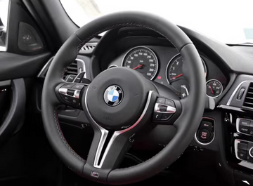 Leather Car Steering Wheel For BMW M M3 M5 M6 F01 F02 F06 F07 F10 F11 F12 F13 F30 F32 F80 F91 E90 E91 E92 Car Accessories