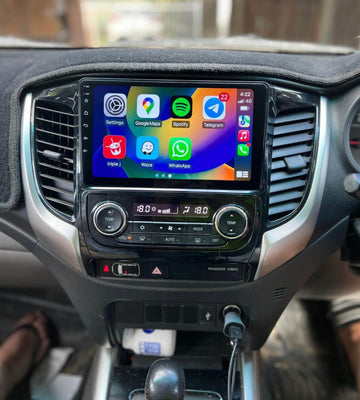 Mitsubishi Triton 2014-2025 9 GPS Stereo Wireless Apple CarPlay Android Auto Auto Aircon