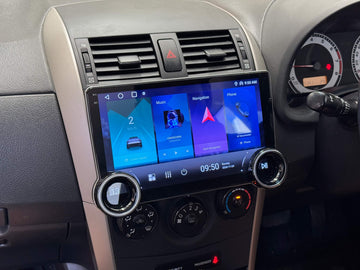 Toyota Corolla Sedan 2008-2012 10.1 inch with Dual Knob Control GPS Bluetooth USB Apple CarPlay Android Auto