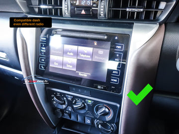 Toyota Fortuner 2015-2024 GPS Wireless Apple CarPlay Android Auto Stereo