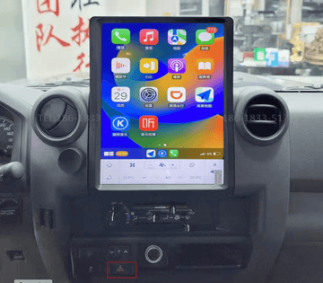 Toyota Landcruiser LC 70 76 78 79 Series 12.7 Tesla style GPS Infotainment Wireless CarPlay Android Auto