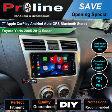 Toyota Yaris 2005-2013 Wireless Apple CarPlay Andriod Auto GPS Bluetooth Stereo Radio