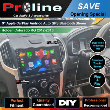 Holden Colorado/ Colorado 7 2012-2016 9 Apple Carplay Android Auto Sat Nav GPS Bluetooth
