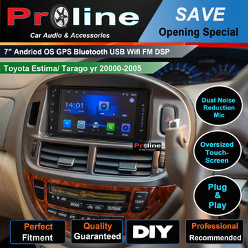 Toyota Tarago Estima 2000-2005 GPS Bluetooth Radio Upgrade Headunit USB CarPlay android auto