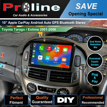 Toyota Tarago 2000-2006 GPS BT Wireless Apple Carplay Stereo Upgrade Radio satna