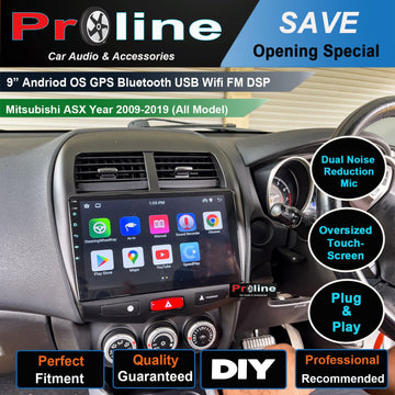Mitsubishi ASX 2008-2017 10 GPS Bluetooth Radio Accessories Headunit Android DSP