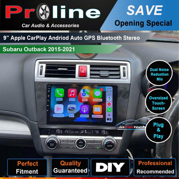 SUBARU LIBERTY 2015-2020 9 Wireless CARPLAY ANDROID AUTO SAT NAV GPS