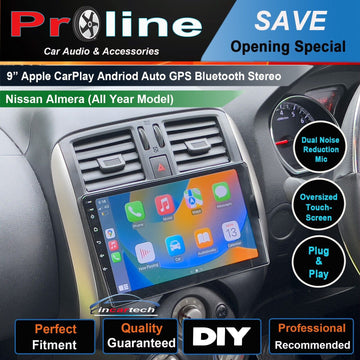 Nissan Almera GPS Bluetooth Wireless Apple CarPlay Android Auto Camera Stereo