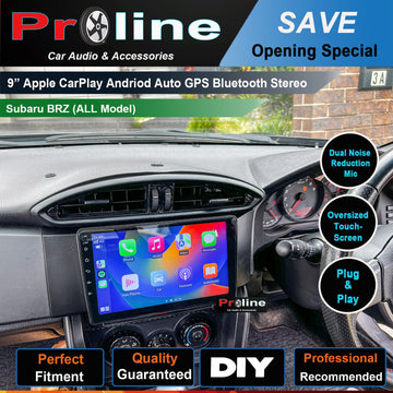 Subaru BRZ 2012-2016 9 Screen Headunit Wireless Apple Carplay Android Auto