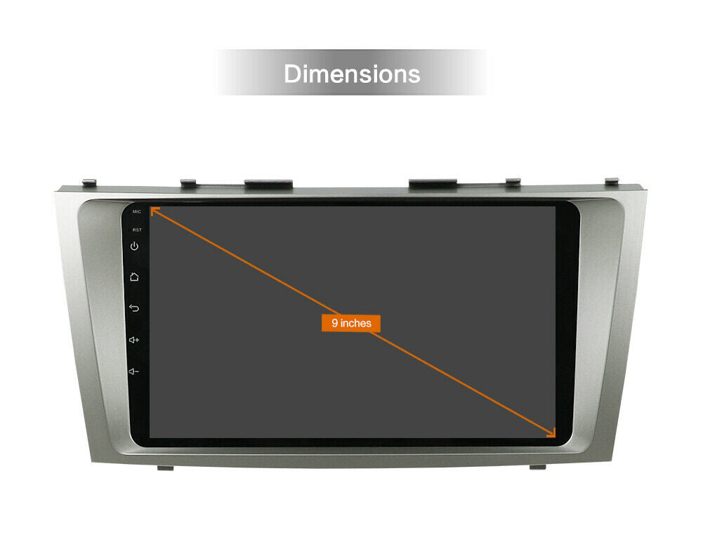 Toyota Camry 2006-2011 GPS Bluetooth Apple CarPlay Android Auto DSP 9 Screen
