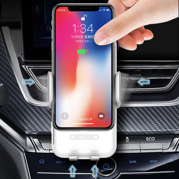 New Car Wireless Charging Bracket Automatic Sensing Touch 15W Wireless Charging