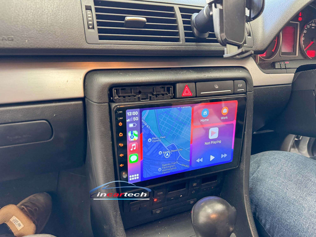 Audi A4 B6, B7 2001-2008 GPS 9 inch Touchscreen Bluetooth Stereo Wireless Apple Carplay Android Auto