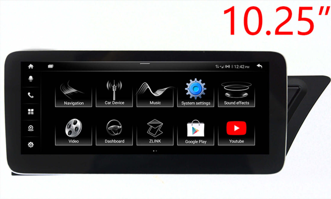 Audi A5/S5/RS5 2007-2016 (Type 8T/8F) aftermarket screen upgrade Car stereo wireless Carplay and wireless android auto 10.25 inch touchscreen