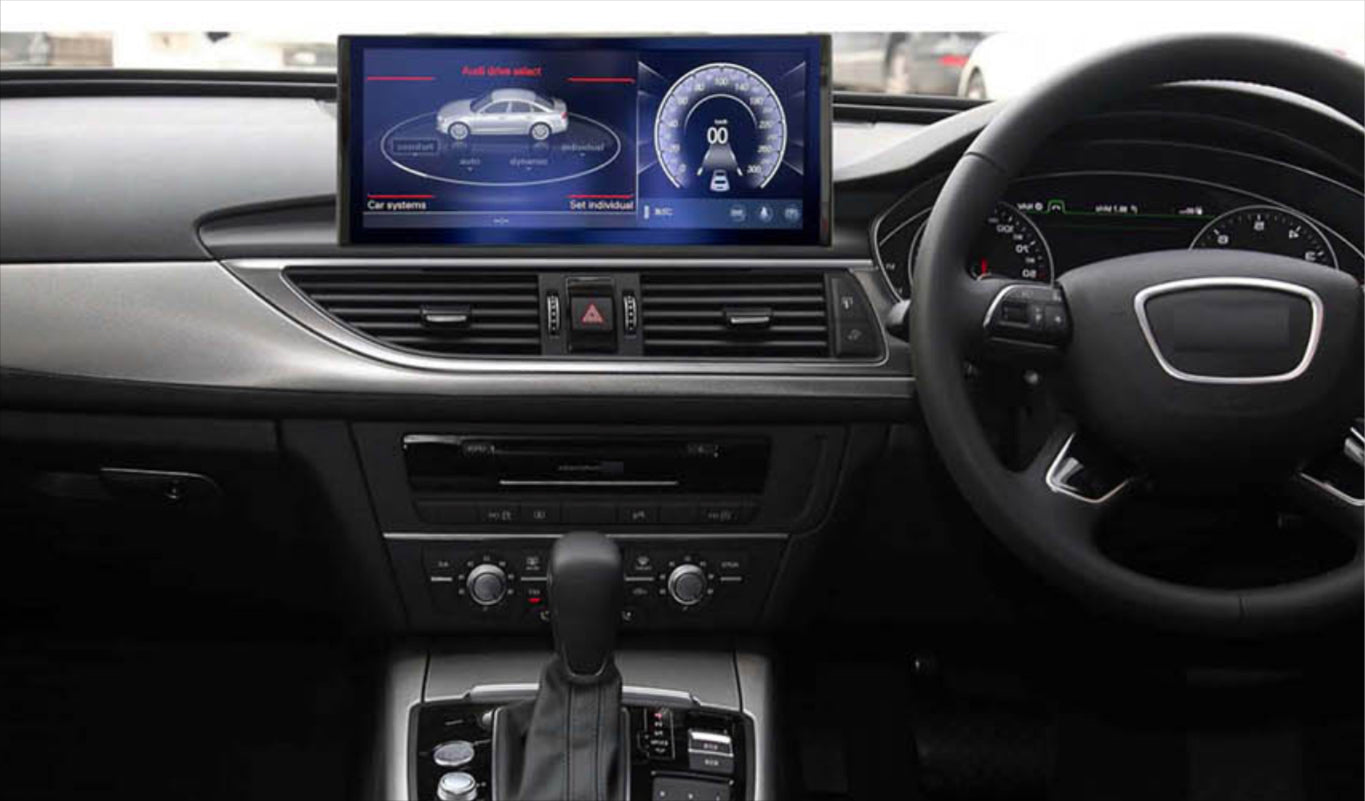 Audi A6 C7 2011-2018 12.3 inch touchscreen aftermarket upgrade Car stereo wireless Carplay and wireless android auto