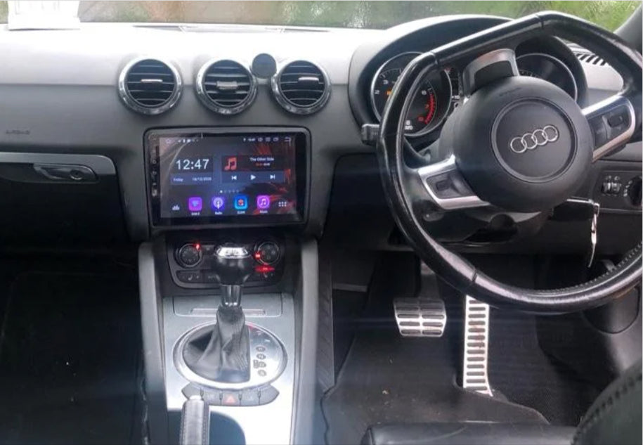 Audi TT/TTS 2006-2013 9 inch touchscreen aftermarket upgrade Car stereo wireless Carplay and wireless android auto