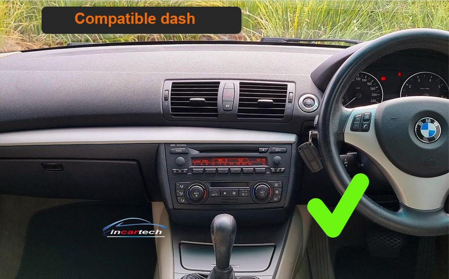 BMW 1 Series (E81/E82/E87/E88) 2004-2013 10.25 inch radio GPS Aftermarket wireless CarPlay Android Auto Head Unit Navigation Car stereo