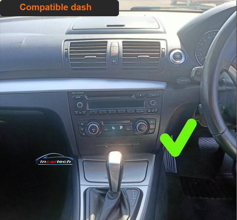 BMW 1 Series (E81/E82/E87/E88) 2004-2013 10.25 inch radio GPS Aftermarket wireless CarPlay Android Auto Head Unit Navigation Car stereo