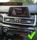 BMW 2 Series F45 F46 2012-2017 10.25 inch touchscreen aftermarket screen upgrade Car stereo wireless CarPlay and wireless Android Auto