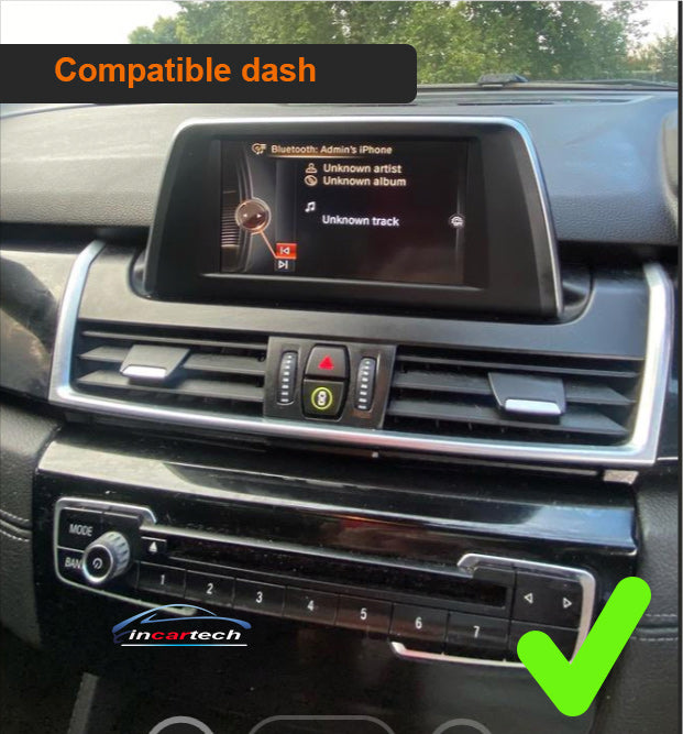 BMW 2 Series F45 F46 2012-2017 10.25 inch touchscreen aftermarket screen upgrade Car stereo wireless CarPlay and wireless Android Auto