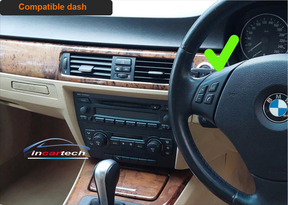 BMW 3 Series/M3 2006-2012 (E90 E91 E92 E94) 10.25 inch touchscreen aftermarket screen upgrade Car stereo wireless CarPlay and wireless Android Auto
