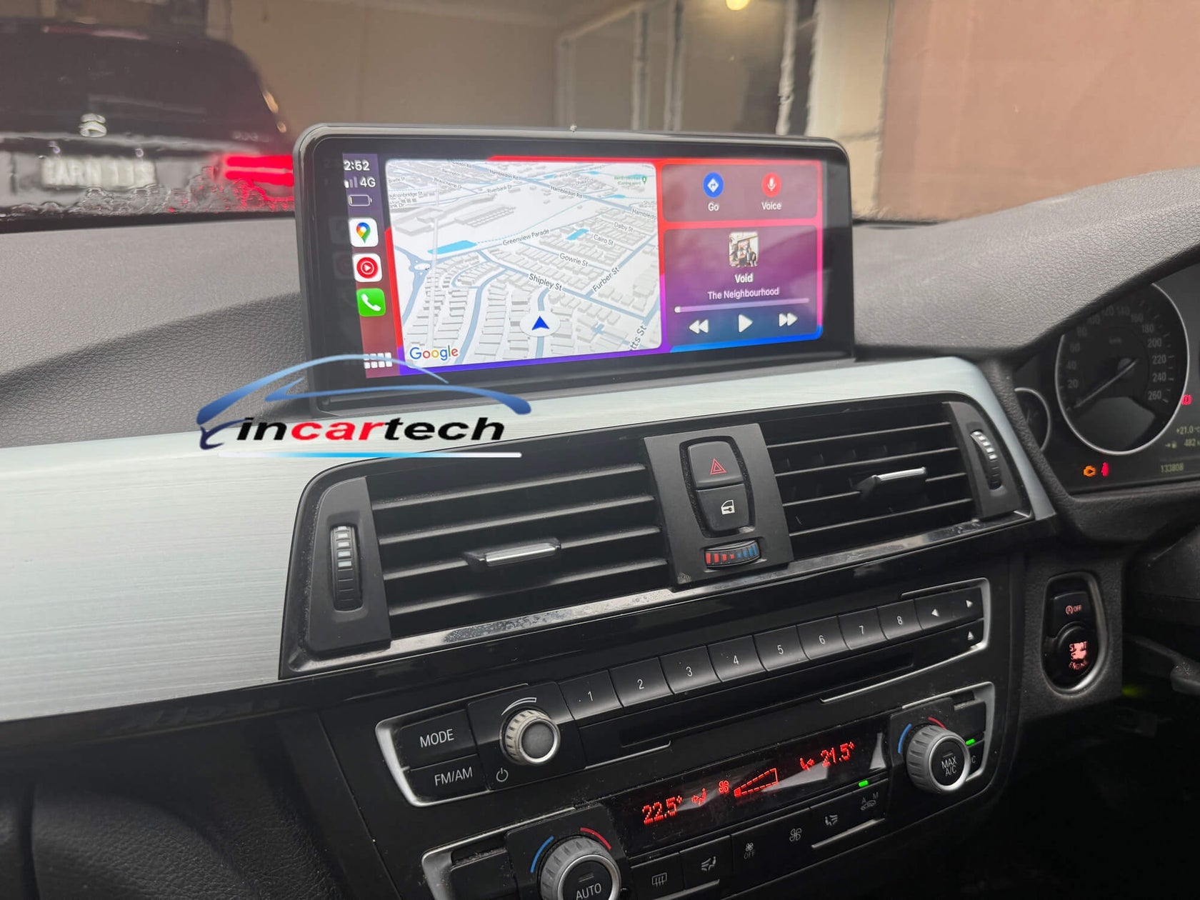 BMW 3 Series/M3 2010-2017 (F30 F31 F34) 10.25 inch touchscreen aftermarket screen upgrade Car stereo wireless CarPlay and wireless Android Auto