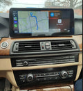 BMW 5 Series 2011-2017 (F10 F11) 12.3 inch touchscreen aftermarket screen upgrade Car stereo wireless CarPlay and wireless Android Auto