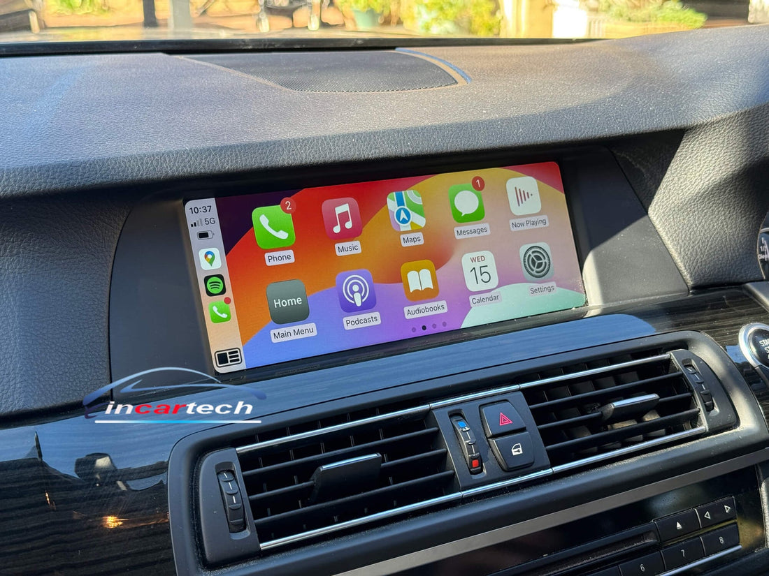 BMW 5 series F10 F11 520d 520i 525i 528i 530d 530i 535i NBT Add Wireless CarPlay & Android Auto MMI Retrofit integration