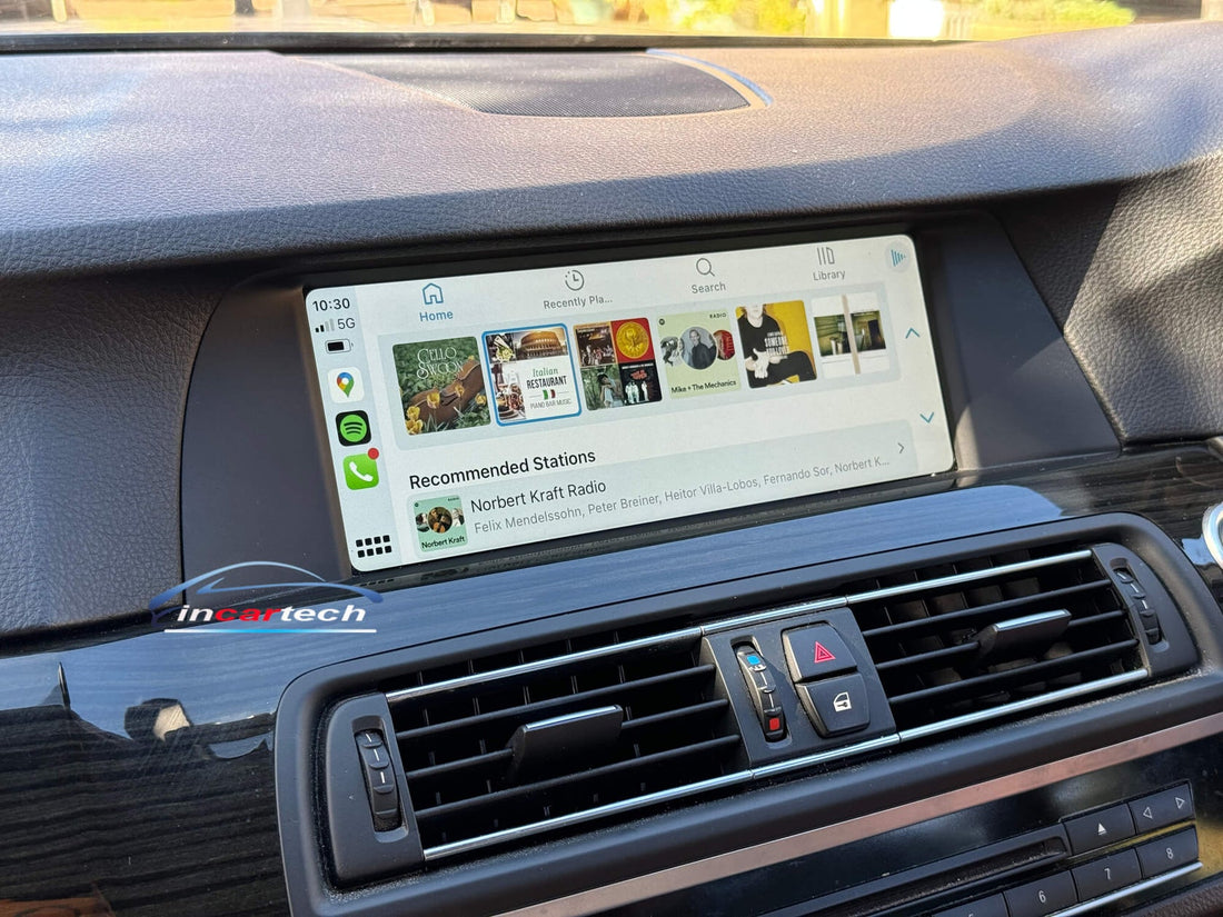 BMW 5 series F10 F11 520d 520i 525i 528i 530d 530i 535i NBT Add Wireless CarPlay & Android Auto MMI Retrofit integration