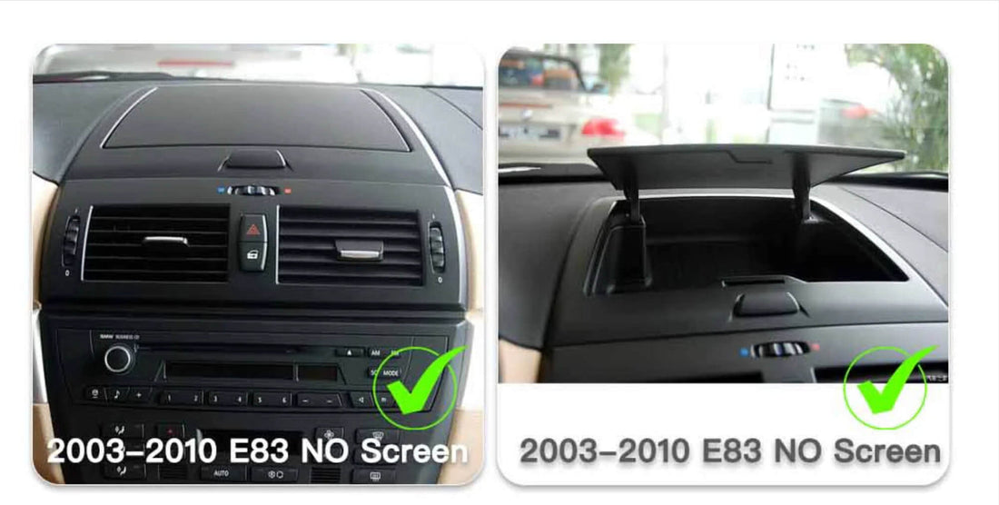 BMW x3 2004-2009（E83) 10.25 inch touchscreen aftermarket stereo upgrade wireless CarPlay and wireless Android Auto