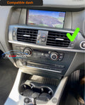 BMW x3 2011-2017 (F25) 12.3 inch aftermarket touchscreen upgrade stereo wireless CarPlay and wireless Android Auto