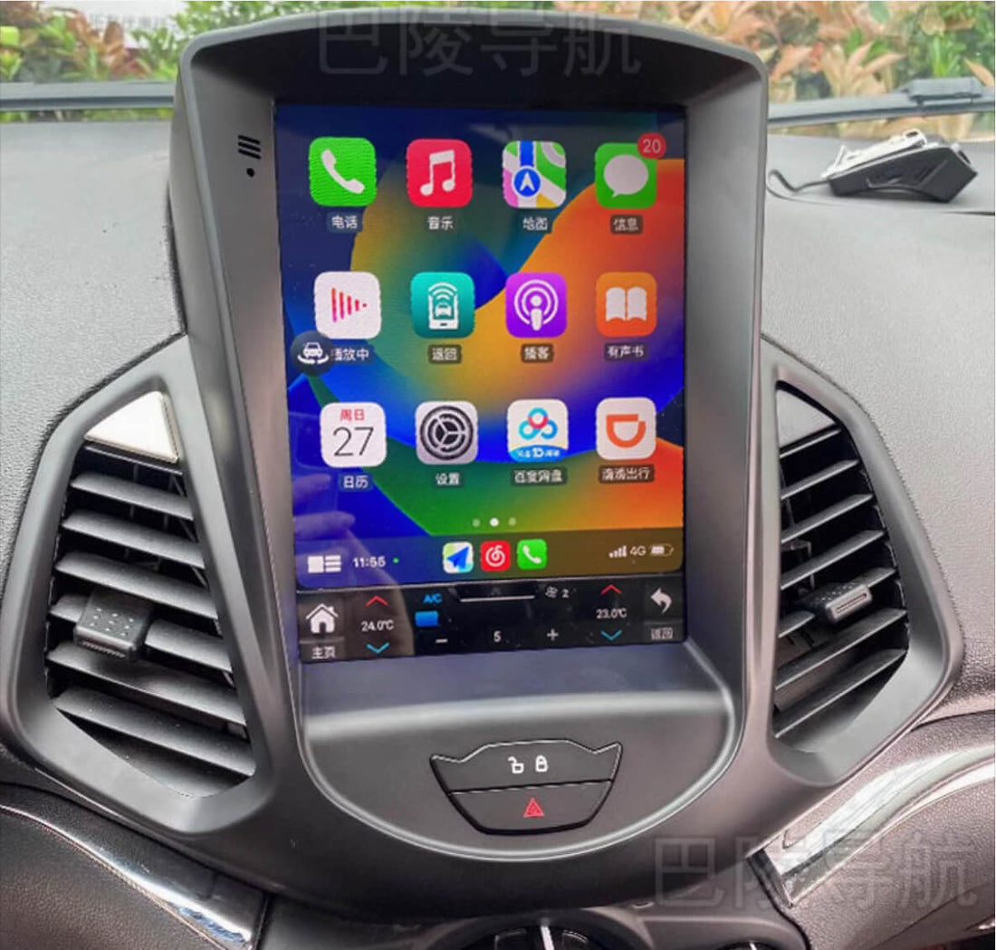 Ford EcoSport 2013-2017 9.7 Vertical screen Wireless Apple CarPlay Android auto Stereo GPS Radio Camera