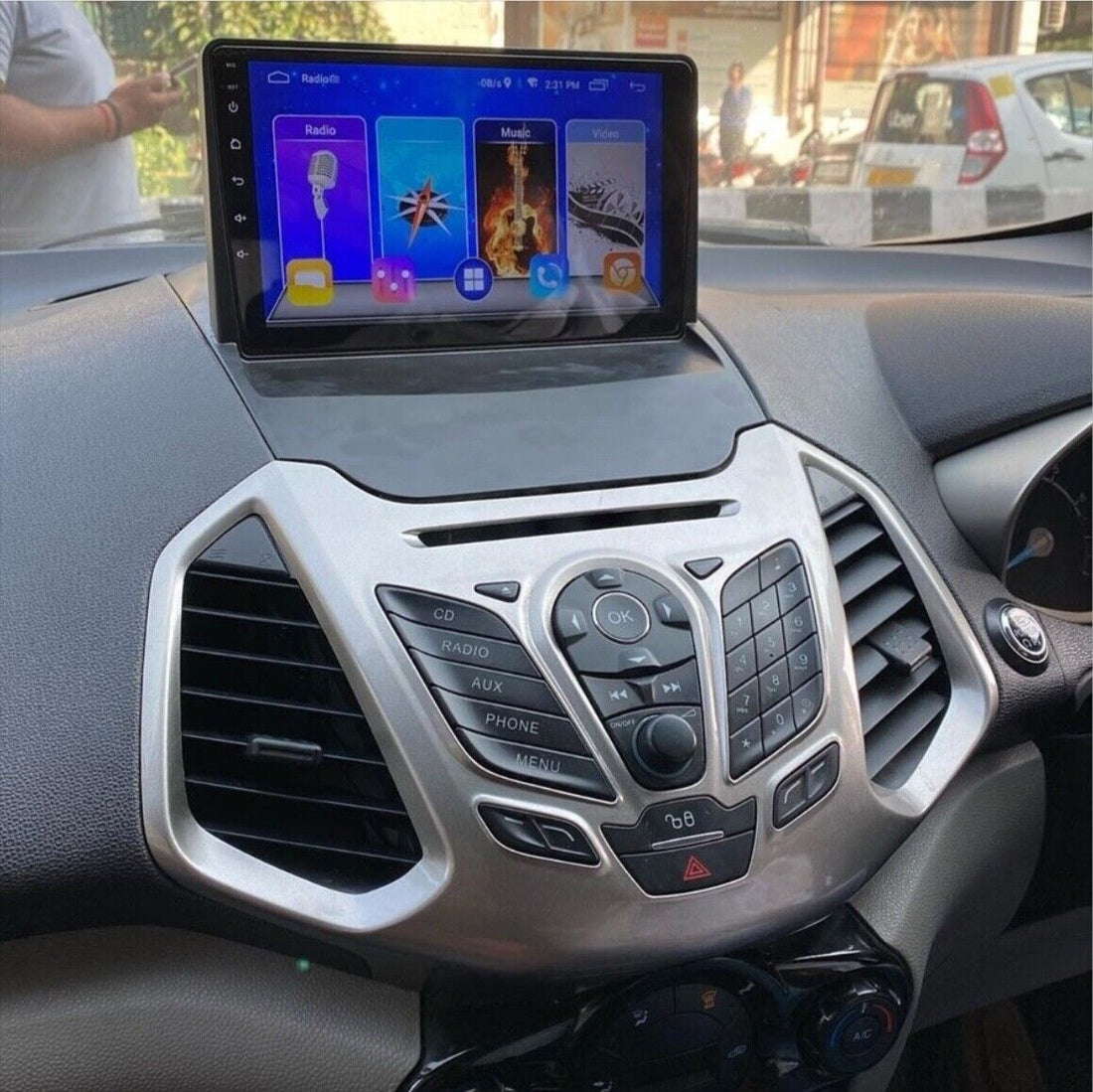 Ford EcoSport 2013-2017 Wireless Apple CarPlay Android Auto Stereo GPS Radio Camera