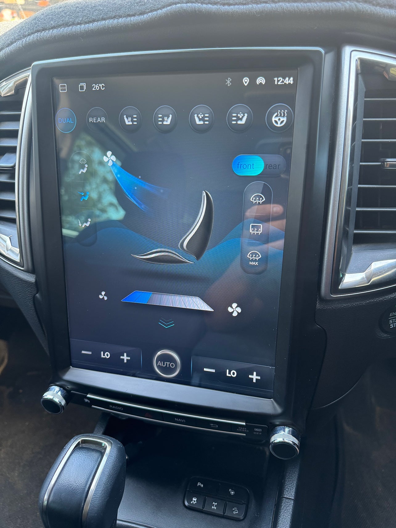 Ford Everest 2014-2022 12.3" Tesla-Style GPS Infotainment Wireless CarPlay Android Auto Stereo