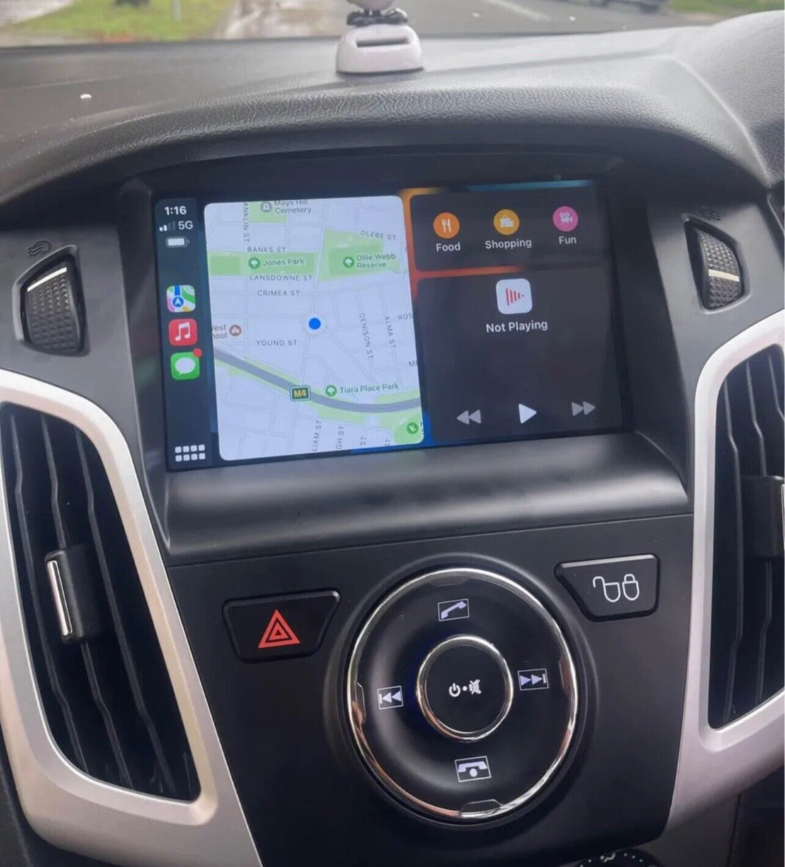 Ford Focus 2012-2014 Wireless Apple CarPlay Android Auto Radio stereo GPS Camera 9" touchscreen