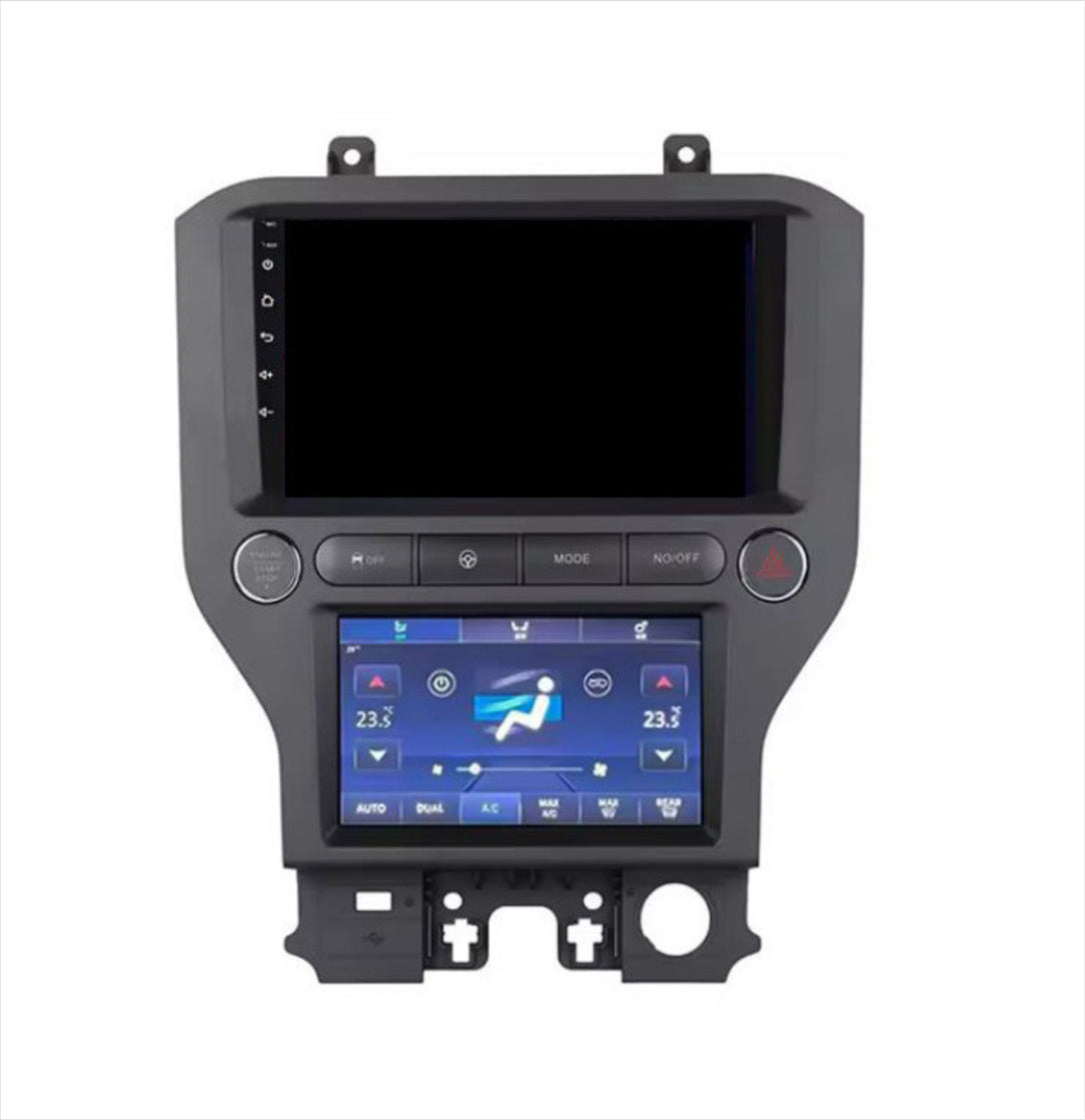 Ford Mustang 2015-2021 Dual screen 10+6.68 Wireless Apple CarPlay Android Auto GPS Bluetooth Digital aircon