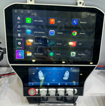 Ford Mustang 2015-2021 Dual screen 11.5+6.68 Wireless Apple CarPlay Android Auto GPS Bluetooth Digital aircon