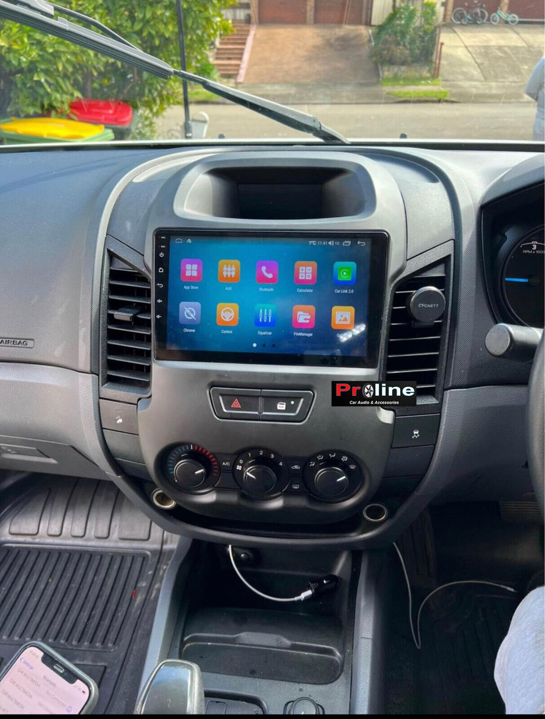 Ford Ranger PX T6 MK1 2011-2014 Stereo GPS Bluetooth USB Wireless Apple CarPlay