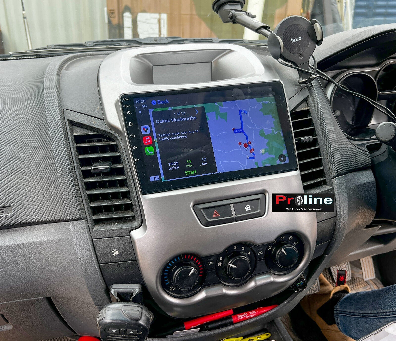 Ford Ranger PX T6 MK1 2011-2014 Stereo GPS Bluetooth USB Wireless Apple CarPlay