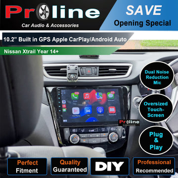 Nissan Xtrail 2014-2020 T32 10 Screen GPS Apple Carplay Android Auto Heaudnit Radio