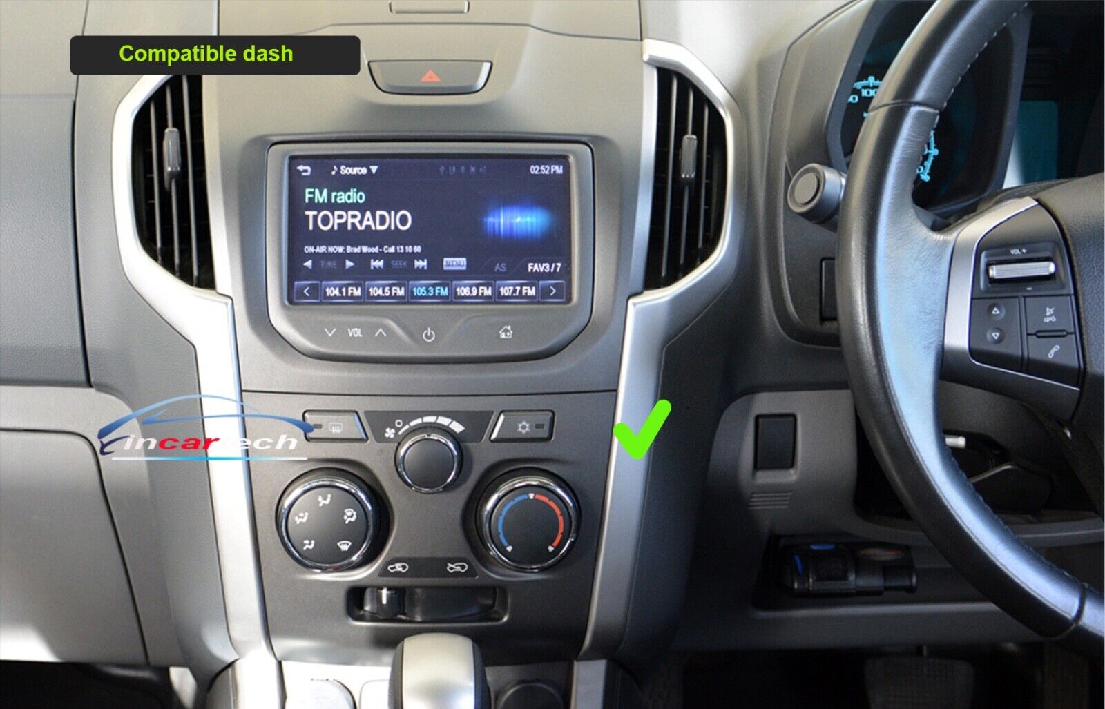Holden Colorado 7 2014-2016Apple CarPlay Android Auto Sat Nav GPS Bluetooth Mylink