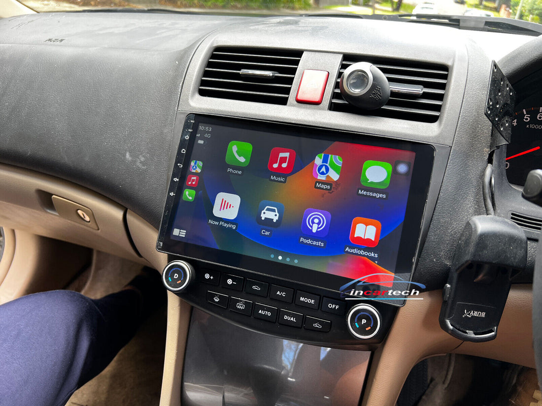 Honda Accord 2003-2007 10" GPS wireless Apple CarPlay Android Auto HeadUnit screen