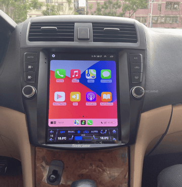 Honda Accord Euro 2003-2008 12.1 Touchscreen GPS wireless CarPlay Android Auto HeadUnit screen