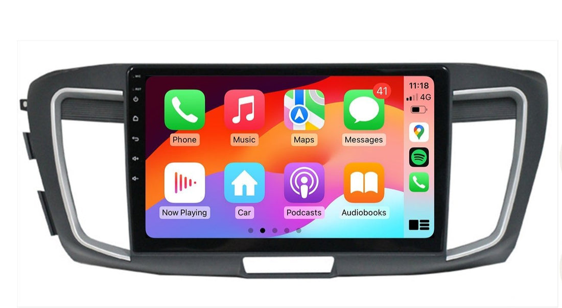 Honda Accord 2015-2019 9" Touchscreen GPS wireless CarPlay Android Auto HeadUnit screen