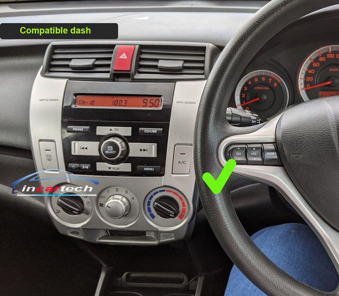 Honda City 2009-2013 9" GPS wireless Apple CarPlay Android Auto premium audio