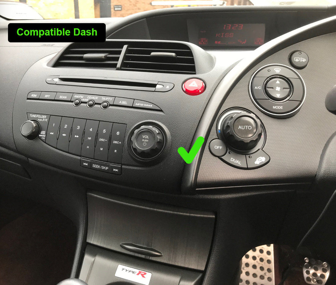 Honda Civic 2006-2011 Hatchback type R 9 Touchscreen GPS wireless CarPlay Android Auto HeadUnit