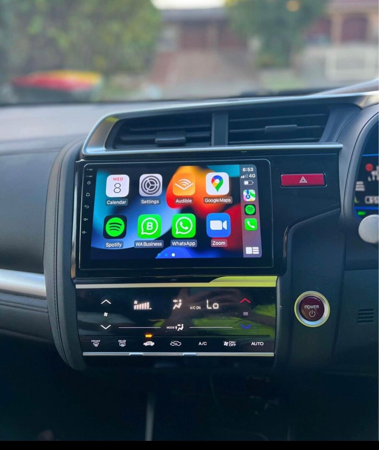 Honda Jazz 2014-2020 GF 10 inch wireless apple Carplay Android Auto GPS Radio Stereo